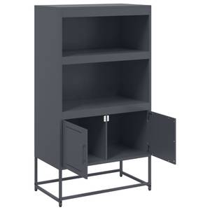 Highboard DE3046 Grau - Metall - 39 x 124 x 69 cm