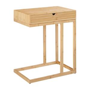 Table pour ordinateur portable Kåfjord Beige - Bambou - 35 x 68 x 55 cm