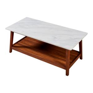 Table basse de salon en bois moderne Marron - Bois massif - 51 x 44 x 107 cm