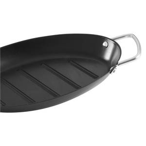 MSMK Grillpfanne 27,9 Cm – Antihaft, Ofenfest Bis 370°C, Induktionsgeeignet, Mit Kühlgriff