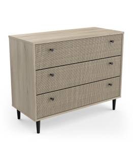 Commode Saïgon Beige - Bois manufacturé - 40 x 73 x 91 cm