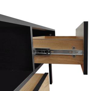 Sideboard Astraios Ⅲ Braun - Holzwerkstoff - Metall - Massivholz - Holzart/Dekor - 34 x 50 x 200 cm