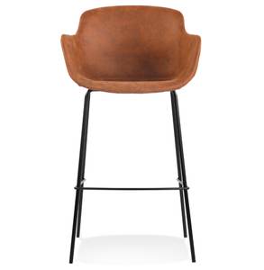 Tabouret De Bar CALVIN Marron - Métal - 59 x 108 x 54 cm