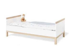 Lit bébé Light Blanc - Bois manufacturé - 75 x 84 x 145 cm