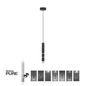 LED Pendellampe PURE VEGA Schwarz