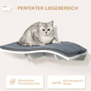 Katzenbett D30-357 Grau - Holzwerkstoff - 28 x 12 x 53 cm