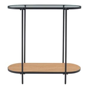 Table console Høyanger Noir - Métal - 80 x 80 x 30 cm