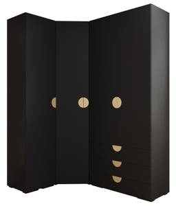 Garderobe Inova 4 Z6 Schwarz - Gold