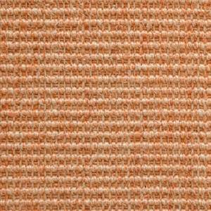 Sisal-Treppenteppich Sylt Orange - 80 x 100 cm