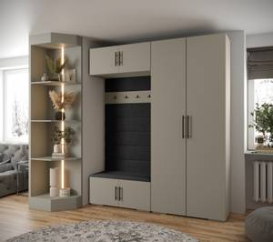 Garderobe Inova 3 Z18 Schwarz - Grau - Schwarz