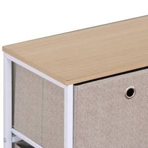 Sideboard Cataria Beige - Metall - 29 x 50 x 100 cm