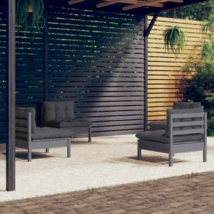 Garten-Lounge-Set Grau