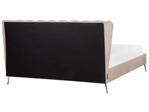 Doppelbett MIRIBEL Beige - Gold - Taupe - Breite: 207 cm