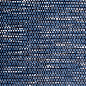 Kelim Modern - 88x62cm Blau - Naturfaser - 62 x 1 x 88 cm