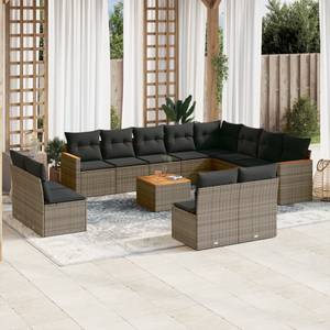 Gartensitzgruppe K3691(13-tlg) Grau - Massivholz - 69 x 62 x 62 cm