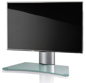 TV Aufsatz Erhöhung Glas Windoxa Mini Schwarz - Glas - Metall - 70 x 52 x 30 cm