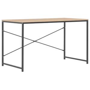 Computer Tisch Schwarz - Holzwerkstoff - Massivholz - 120 x 70 x 120 cm