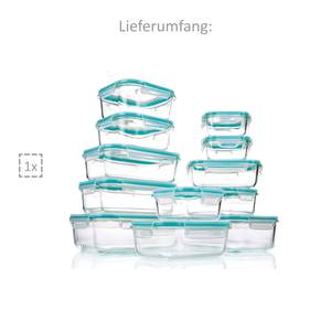 12-tlg. Frischhaltedosen Set Glas - 24 x 23 x 37 cm