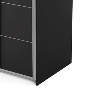 Kleiderschrank Veto A Schwarz - Holz teilmassiv - 122 x 202 x 64 cm