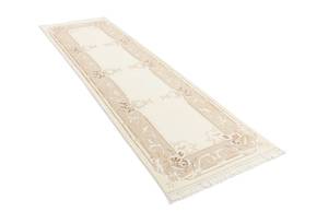 Tapis de passage Darya CDLXXXI Beige - Textile - 84 x 1 x 290 cm