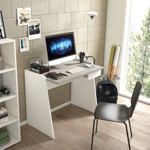 Schreibtisch Calendula Weiß - Holzwerkstoff - 60 x 80 x 90 cm