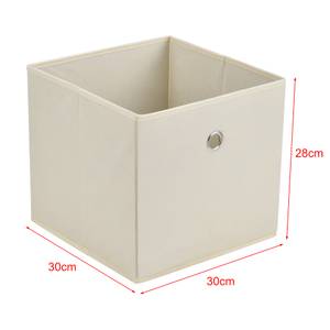 Aufbewahrungsbox Virrat im 10er-Set Beige