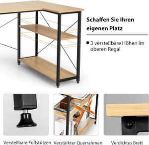 Eckschreibtisch CB10121 Holz