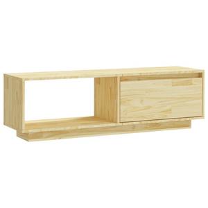 TV-Schrank D652 Braun - Massivholz - 30 x 34 x 110 cm