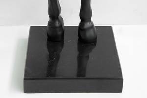 Stehlampe BLACK BEAUTY Schwarz - Papier - Stein - 40 x 130 x 40 cm