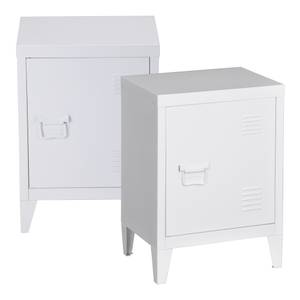 Lot de 2 tables de chevet Inari Blanc