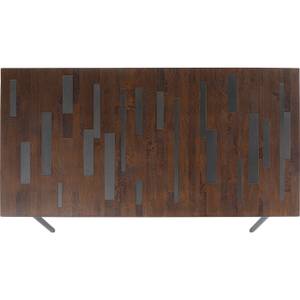 Table Raindrop Marron - Bois massif - 180 x 76 x 90 cm