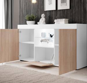 Sideboard Natolia Sonoma Trüffel Dekor - Weiß