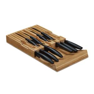 Messerhalter Schublade für 12 Messer Braun - Bambus - 44 x 5 x 23 cm