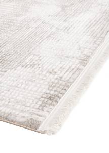 Tapis Davos Flawless Blanc crème - Gris - 160 x 245 cm