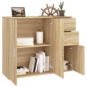 Sideboard DE4668 Braun - Holzwerkstoff - 91 x 75 x 30 cm