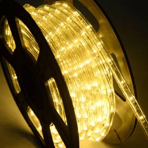 30M LED Lichterschlauch Lichtschlauch Weiß - Kunststoff - 30 x 10 x 30 cm