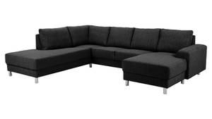 Ecksofa Calverton Dunkelgrau - Ecke davorstehend links