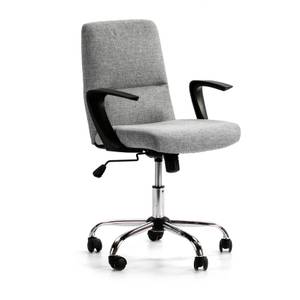 Fauteuil de Bureau Teo, Tissu Gris Clair Gris lumineux