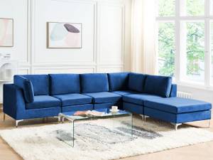 Modulsofa EVJA 2-tlg Blau - Marineblau - 300 x 150 cm