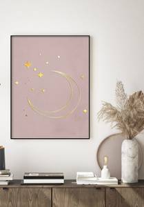Goldener Mond Poster 40 x 30 x 40 cm