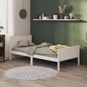 Cadre de lit 3014967 Blanc - Largeur : 108 cm