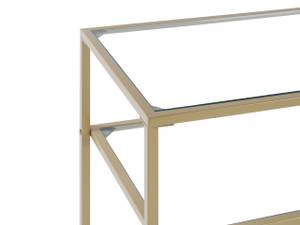 Konsolentisch ALINE Gold - Glas - 100 x 80 x 36 cm