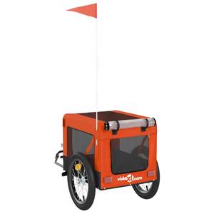 Remorque vélo pour chien 3028772-1 Orange - 123 x 66 x 63 cm
