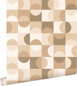 Tapete Kreise im Bauhaus-Stil 7483 Beige