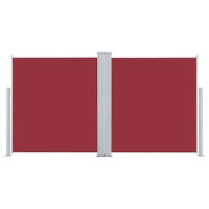 Auvent latéral 3000267-2 Rouge - Textile - 600 x 120 x 1 cm