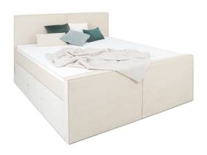 LINCOLN Boxspringbett mit Bettkasten Beige - Breite: 200 cm