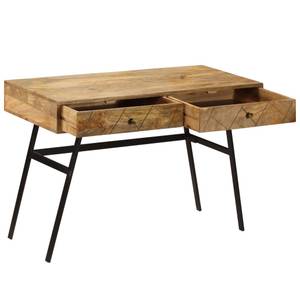 Schreibtisch Braun - Massivholz - Holzart/Dekor - 110 x 75 x 110 cm