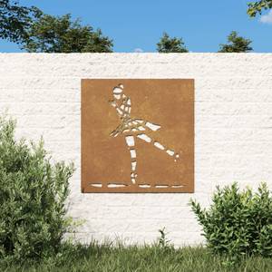 Décoration murale de jardin 824503 Marron - Métal - 55 x 1 x 55 cm