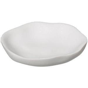 Seifenschale INDONESIE, Polyresin Weiß - Keramik - 11 x 3 x 14 cm