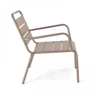 Relaxsessel mit Hocker Palavas Taupe